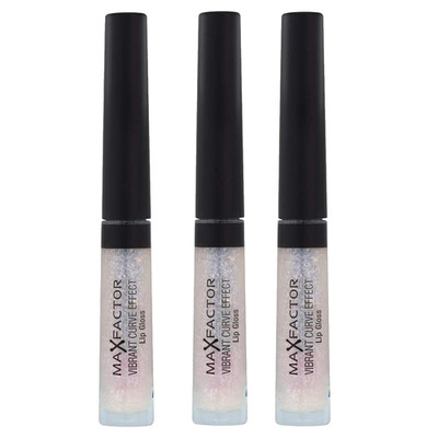 MAX FACTOR VIBRANT CURVE EFFECT LIPGLOSS #01 UNDERATED 4,2ml (3er Pack) NEU!