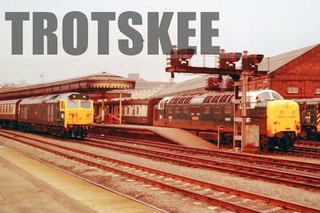 35mm Slide BR British Railways Diesel Loco Class 50 50027 York 1980 Original