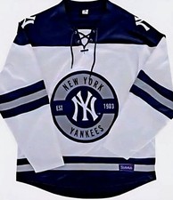 NEW YORK YANKEES White Hockey Jersey Size XL 4/17/2026 StubHub Promotion 