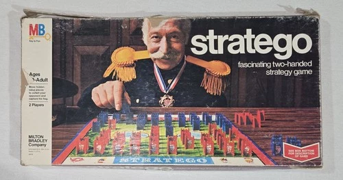 Vintage 1961 ~ First U.S.A. edition ~ STRATEGO Board Game By Milton Bradley
