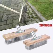 30cm Stainless Steel Wire Broom Moss Remover Patio Driveway Gap Cleaner Tool​