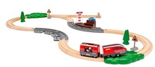 BRIO World - Pullback Train Set for Kids Age 3 Years Up - Railway Accessories an
