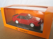 MAXICHAMPS/MINICHAMPS AUDI SPORT QUATTRO in RED 1/43 DEALER MODEL CAR