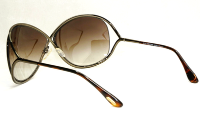 New TOM FORD Sunglasses MIRANDA TF 130 36F 68-10 Gunmetal Frames w