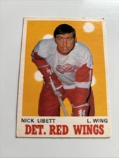1970-71 OPC NICK LIBETT # 158 DET.RED WINGS