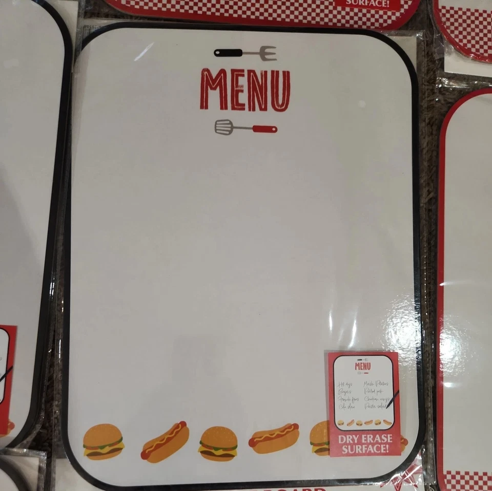 10 Pc. Menu Dry Erase Board Set - Image 2 of 3