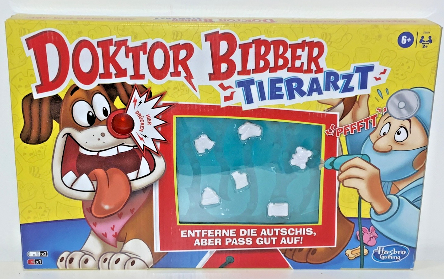 Doktor Bibber Tierarzt Hasbro Gaming Spiel Gesellschaftsspiel Neu OVP
