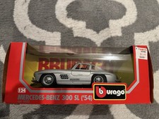 Bburago Die-Cast Mercedes Benz 300 SL 1954 1/24 Scale Model 0522