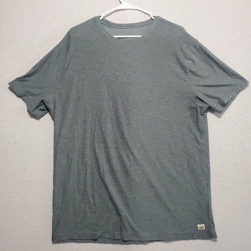 Camicia Vuori Uomo XL Strato Tech Tee Grigio Erica Girocollo Allenamento Palestra Allenamento Papà - Foto 1 di 9