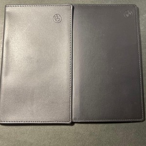 Bmw Leather Notebook Case Memo Pad Novelty 2 Items