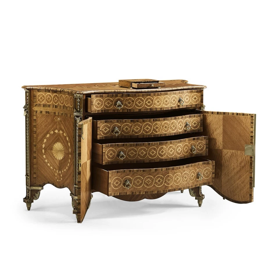 JONATHAN CHARLES ESTILO CHIPPENDALE ARMARIO CON INCRUSTACIONES CÓMODA 494374 Foto 3 de 4