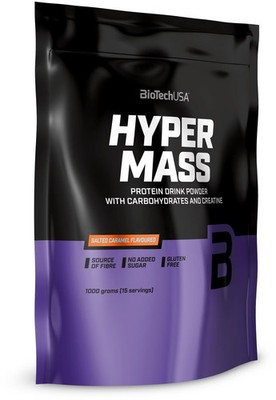 BioTech USA Hyper Mass, 1000 g Beutel, Salted Caramel