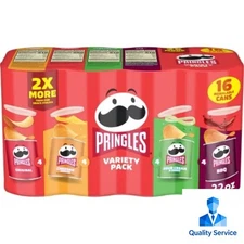 Pringles Grab And Go Variety Pack - 22oz/16ct