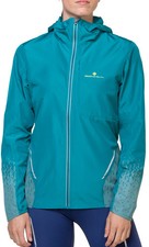 Ronhill Tech Reflect Womens Running Jacket Blue Hooded Run Lightweight Ladies