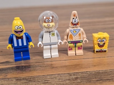Lego Minifigures Spongebob Sandy Cheeks Patrick Mini Figs Vtg Retired Original 