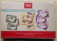 STAMPIN UP PAPER PUMPKIN EXPRESSIONS IN COLOR REFILL KIT, 9 CARDS-WATERCOLOR