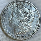1887 Morgan Silver Dollar Uncertified Circulated Condition