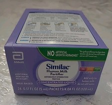 Similac Human Milk Fortifier Protein Concentrate 24 Packet NICU Exp 1/26 Sealed