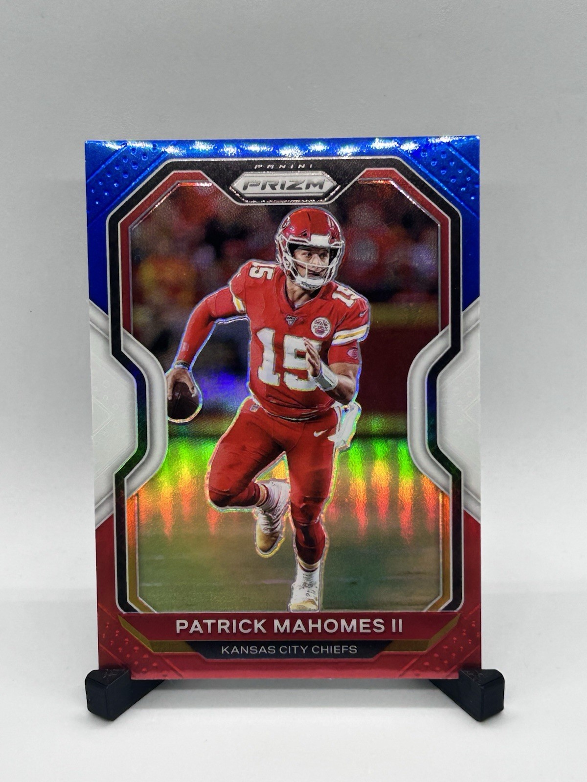 Patrick Mahomes II 2020 Prizm - #124 Red White & Blue Prizm Chiefs