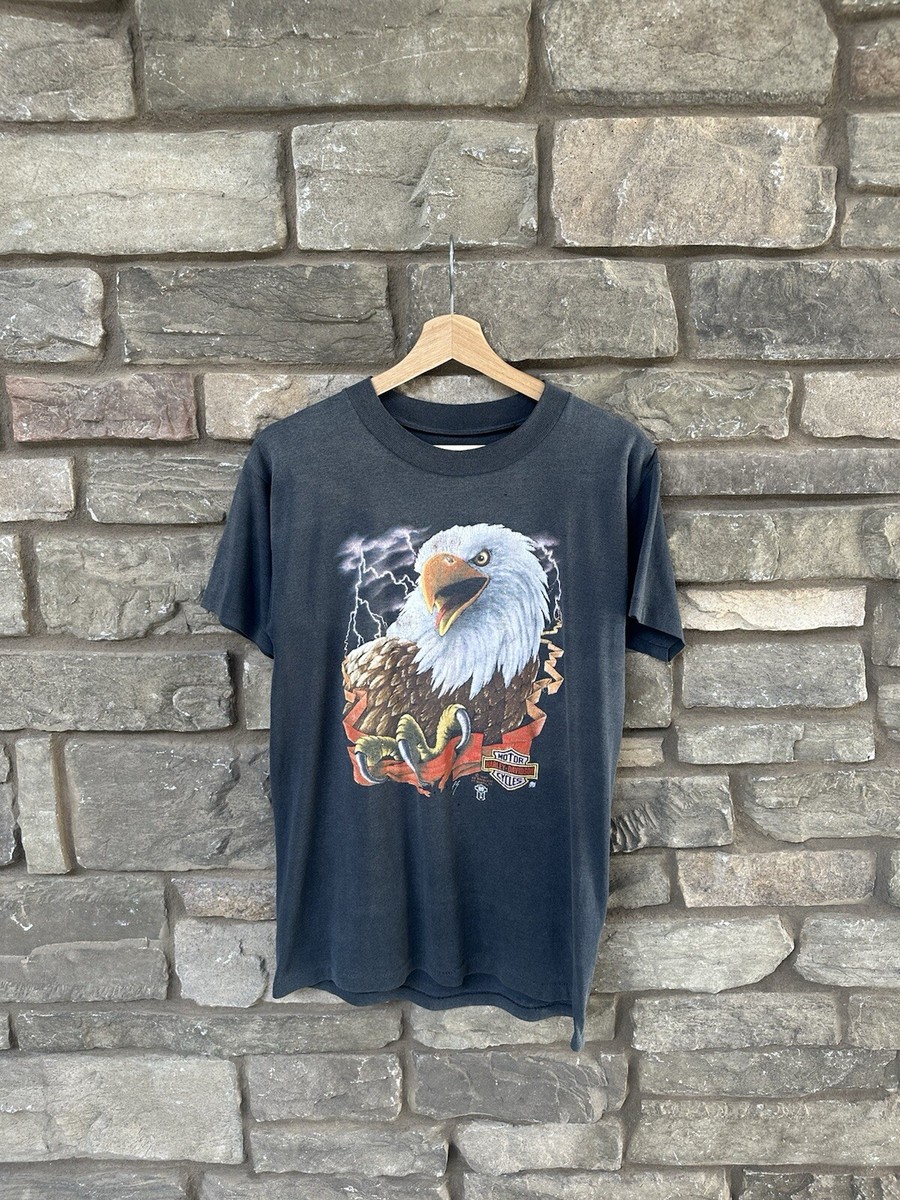 3d emblemHarley-Davidsonイーグル Tシャツ 1987年製 3d emblemHarley-Davidsonイーグル Tシャツ 1987年製 Vintage
