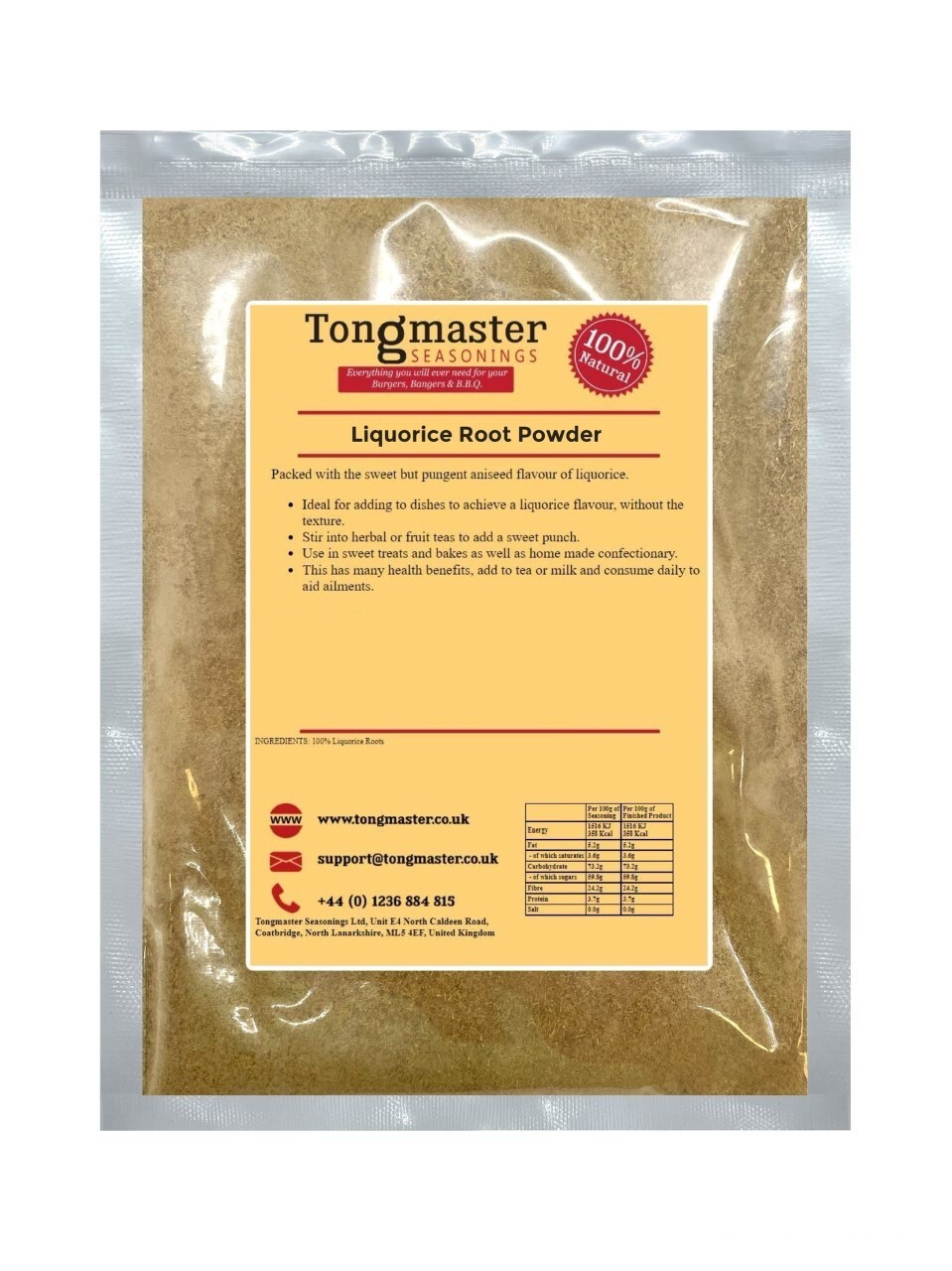 Liquorice Root Powder - 50g