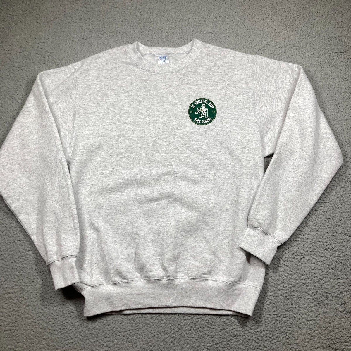 ST. MARY ACADEMY CREW NECK SHIRT (GREY) ST. MARY ACADEMY CREW NECK SHIRT (GREY)