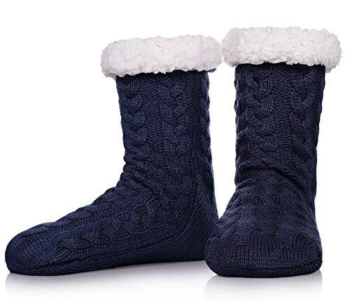 SDBING Mens Super Soft Warm Cozy Fuzzy Fleece lined Winter With
