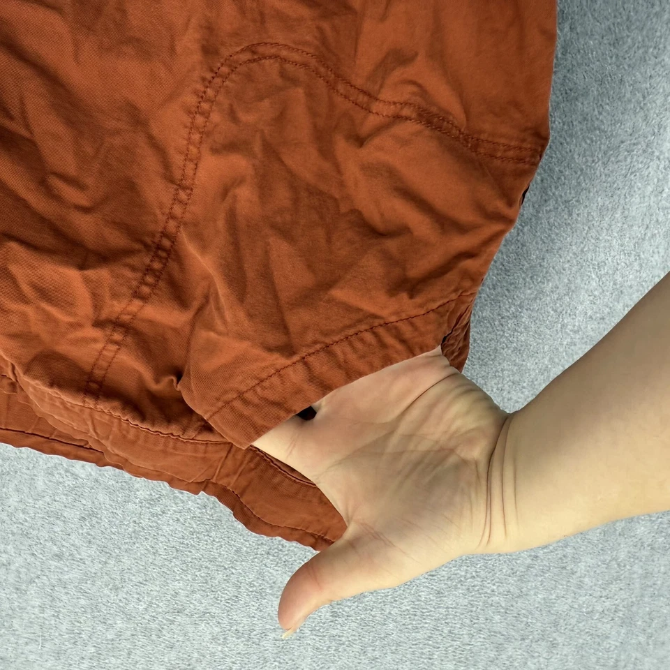 Sonoma Pants Womens 4X Orange Crop Pull On Drawstring Paper Waist Comfort - Image 4 of 4