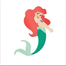 Ariel Mermaid White ONE Embroidered Pillowcase Personalized