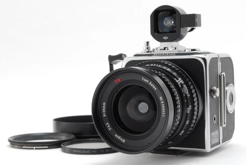 [A- Mint]Hasselblad SWC Camera, Carl Zeiss Biogon C 38mm f/4.5 T*, A12 Back 9188