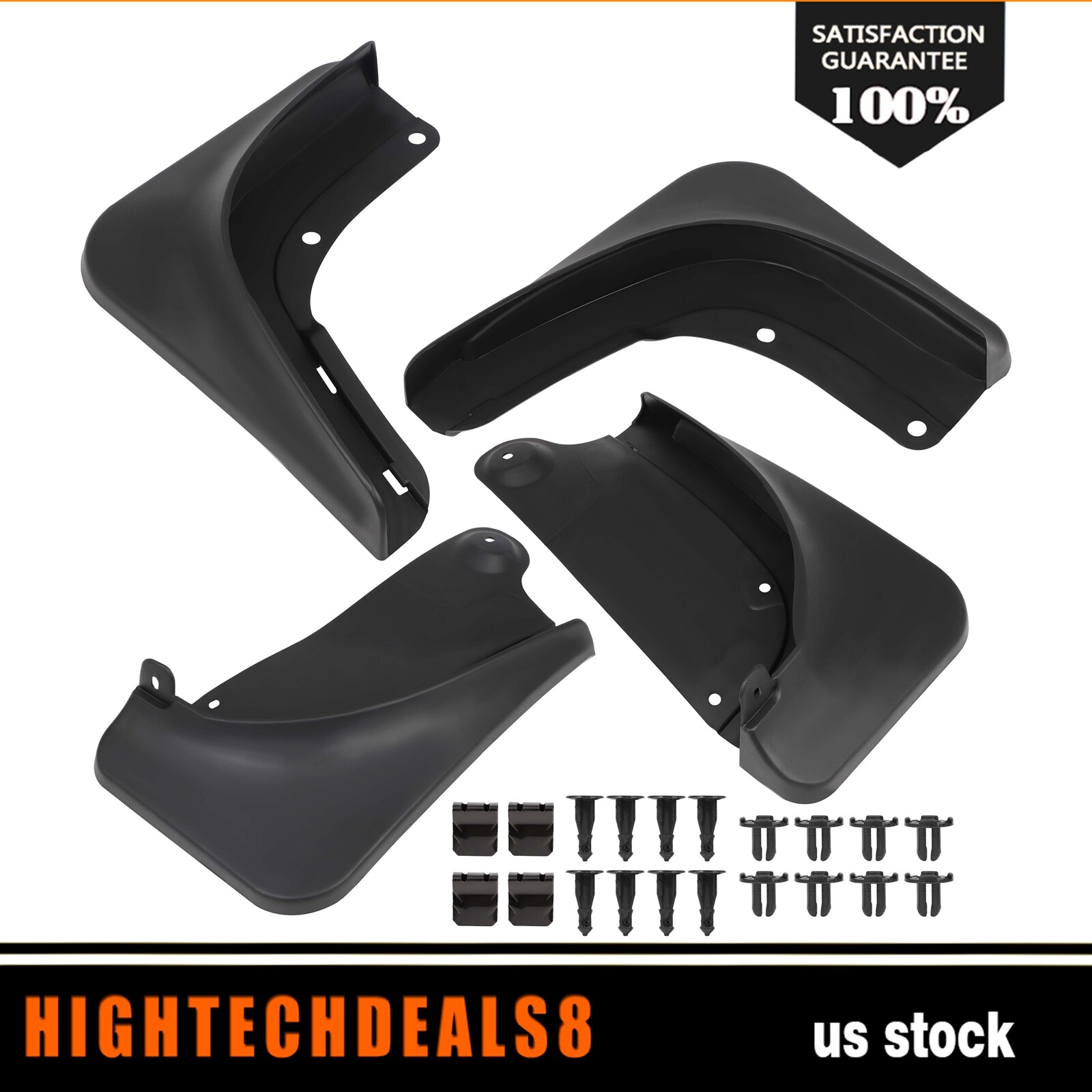 Mud Flaps For Tesla Model Y Front & Rear Fender Splash Guards Mudguards Kits-image