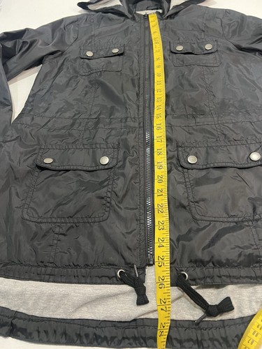 Mossimo Supply Co. Black Size M Women’s Polyester Hoodie Jacket - Picture 4 of 7