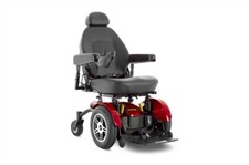 New Jazzy Elite HD Power Wheelchair - Red Color, Free Shipping Or Local Pickup