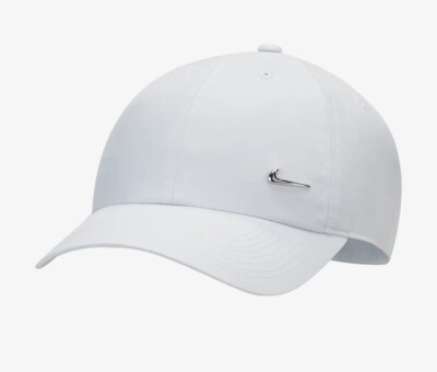 Nike Metal Swoosh Sportswear Heritage 86 Herren Cap Weiß CI2653-100 Neu