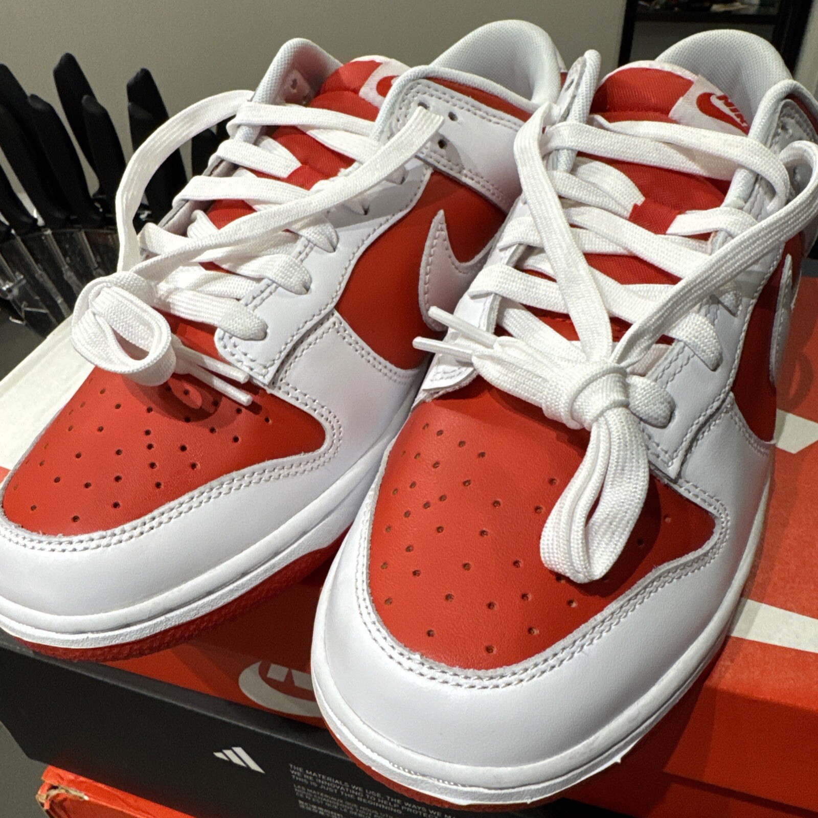 Size 9  - Nike Dunk Low Championship Red
