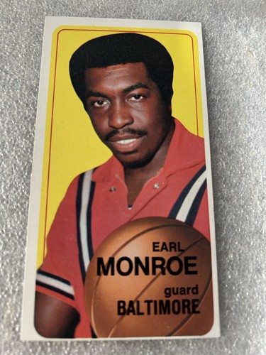 1970-71 Topps Basketball Earl Monroe #20 Baltimore Bullets NR-MT - 第 1/2 張圖片