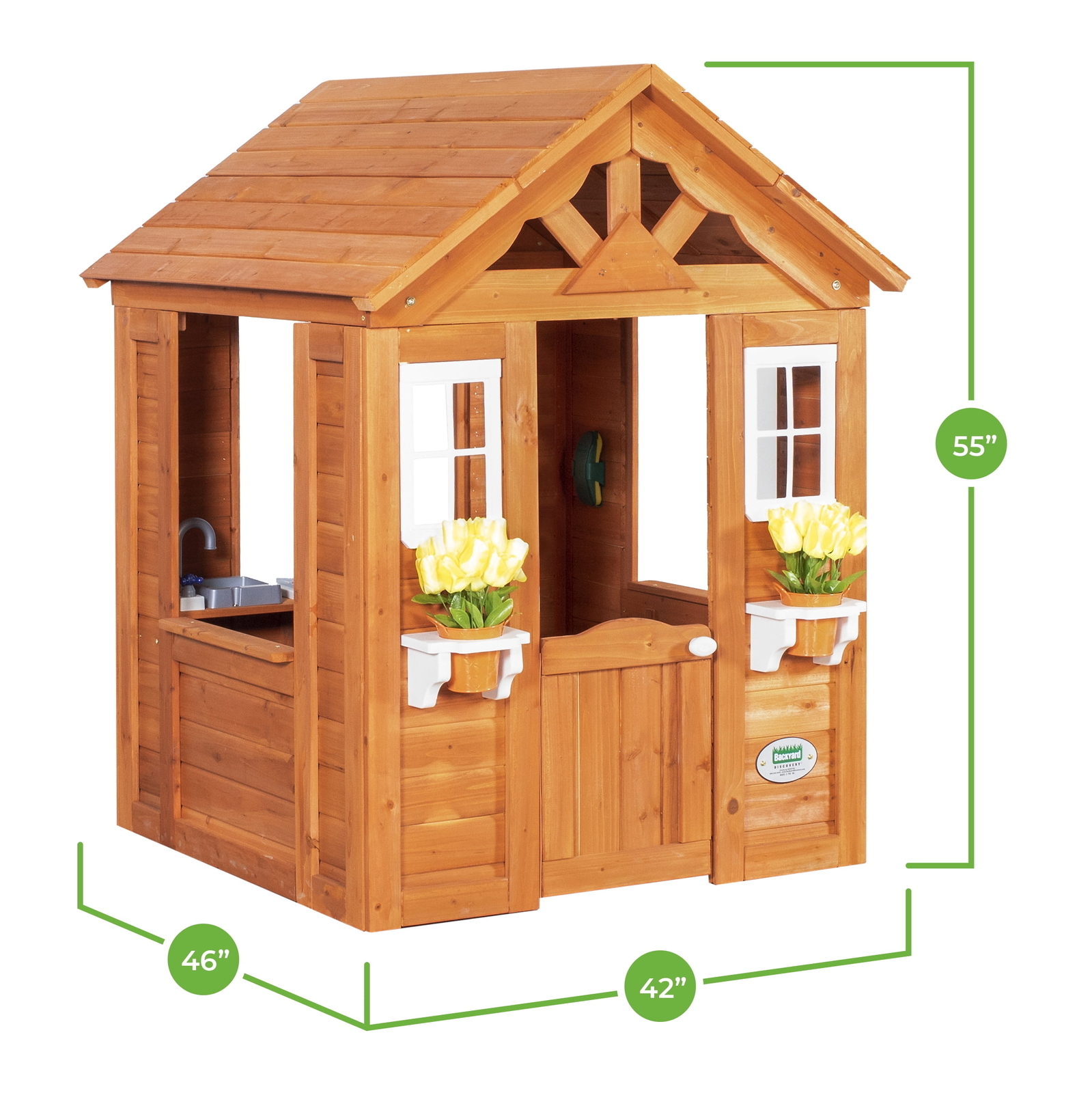 Playhouse For Kids Outdoor Buy Backyard Discovery Timberlake Cedar