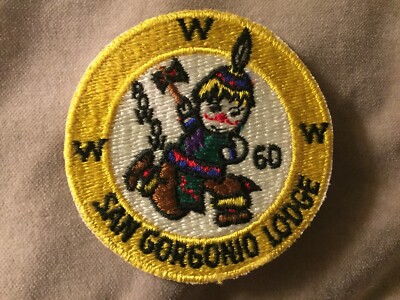 (mr10)   Boy Scouts-  1960 San Gorgonio Lodge WWW Pow Wow patch
