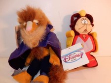 VINTAGE BEAUTY  THE BEAST COGSWORTH MINI BEAN BAG DISNEY STORE THEME PARKS