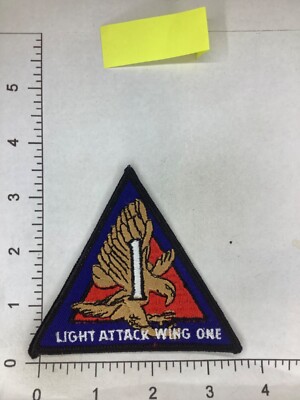 VINTAGE US NAVY LIGHT ATTACK WING ONE SQUADRON JACKET PATCH