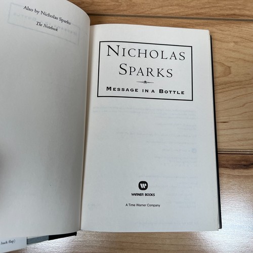 HUGE Nicholas Sparks FIRST Edition 1st Printing Lot 6 HC Books Notebook Choice - Picture 20 of 21