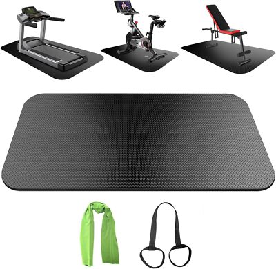 Exercise Equipment Mat,Treadmill Mat,Bike Mat Compatible With Peloton Bike Bike