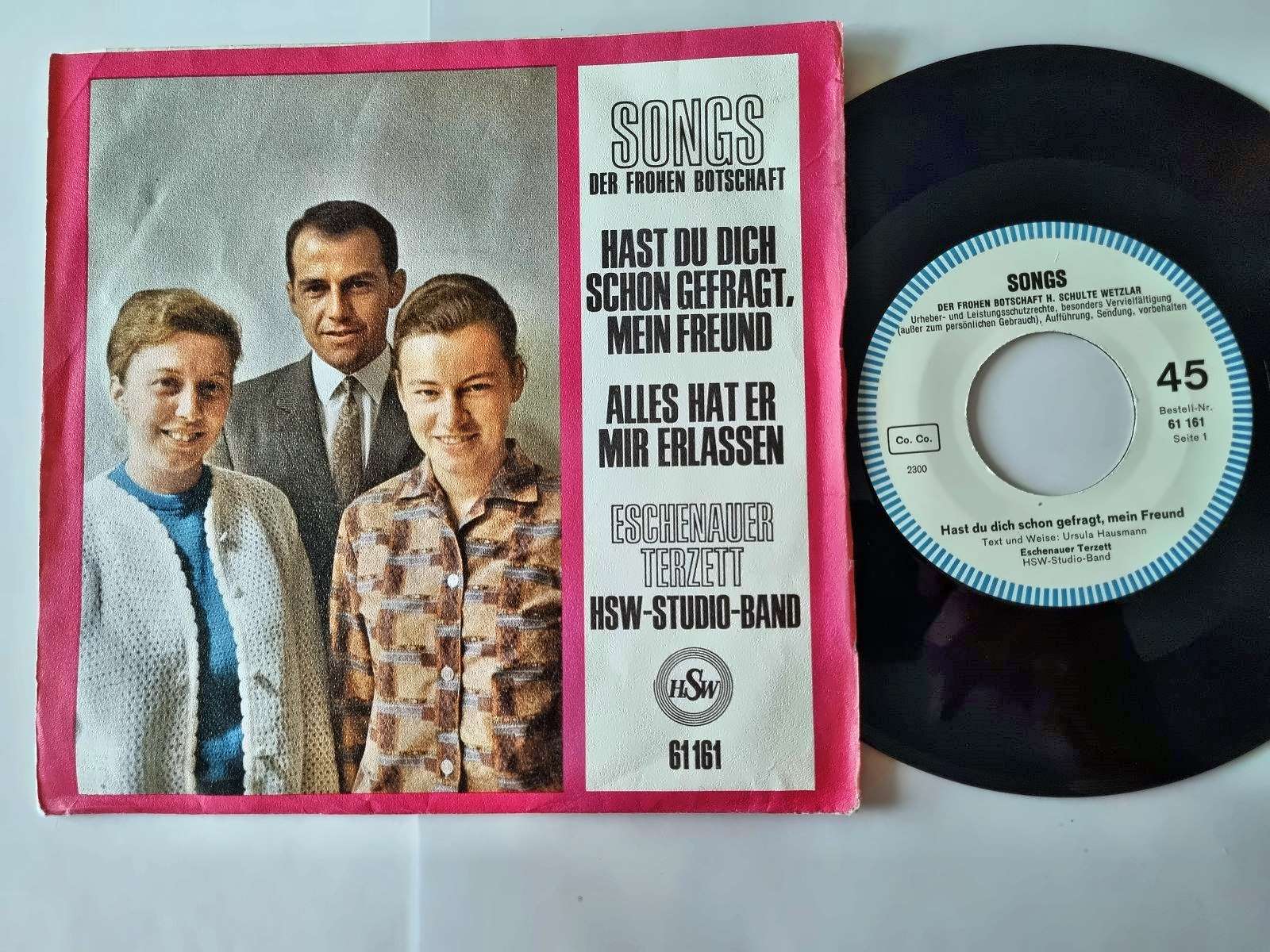 Eschenauer Terzett - Hast du dich schon gefragt, mein Freund 7'' Vinyl Germany