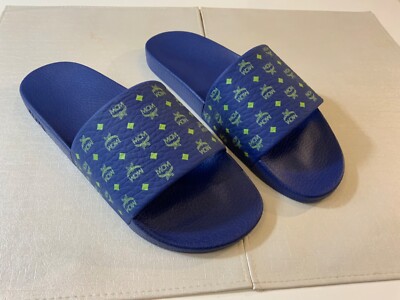Authentic MCM slides 37 IT / W Visetos Slide Sandals Cognac | MCM ®US main image 3