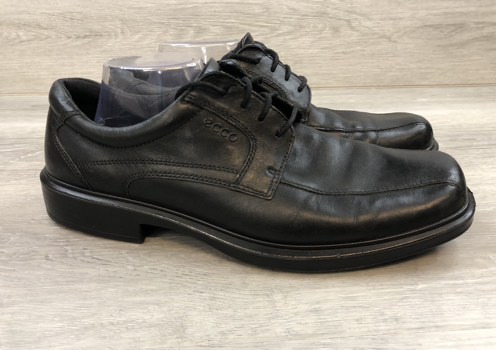 SAOLA Scarpe eleganti Oxford uomo Ecco nere pelle punta tonda stringate comode taglia 13