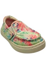 Sperry Kid's Girls Salty Jr Washable Slip On Moccasin Tie Dye