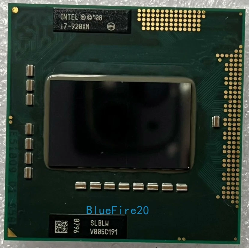 Intel Core i7-920XM 2.0GHz Quad Core 8M SLBLW Socket G1 CPU Processor i7-920XM - Image 3 of 4