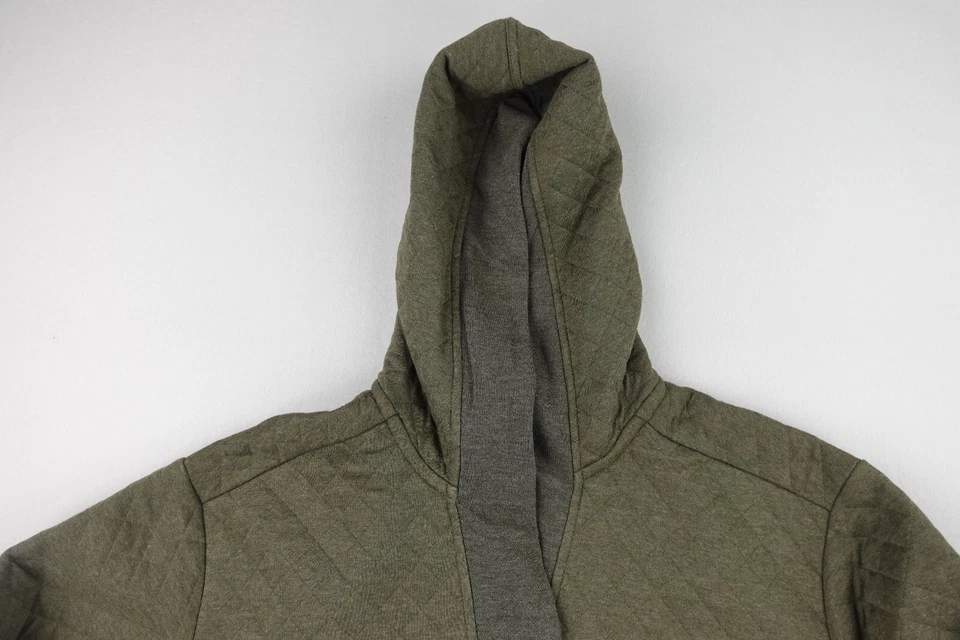 Tommy Bahama Robe Men Medium Brown Hooded Quilted Graphic Waist Rope Belt NEW - Image 2 of 4