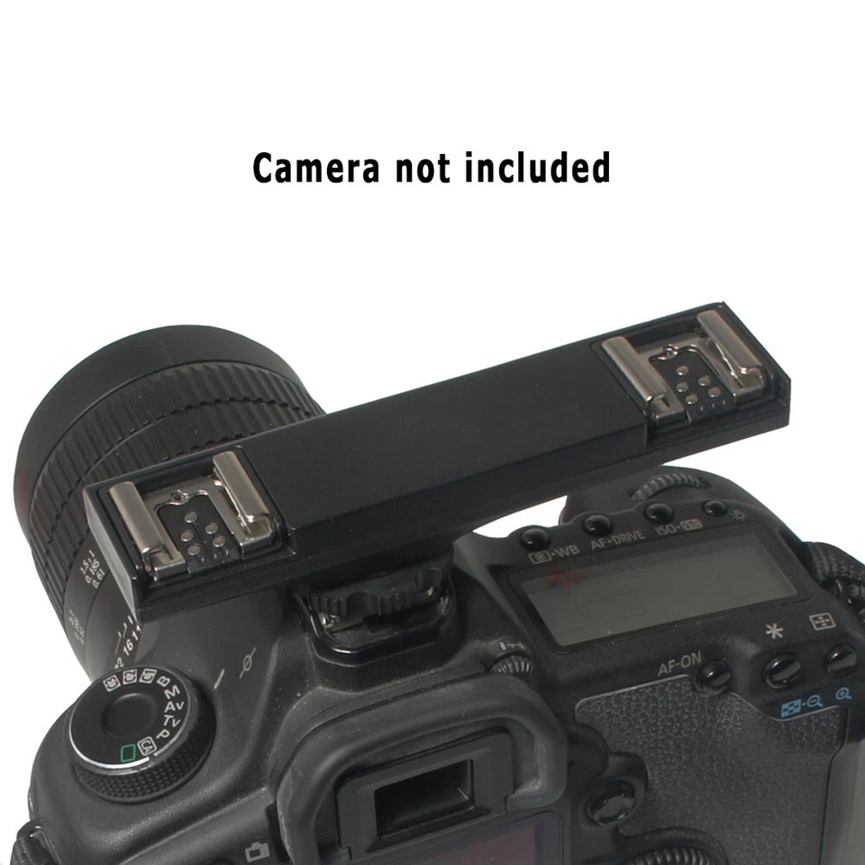 Advanced Stable Dual Hot Shoe Bracket for Digital SLR 7DII,70D,5DR,5DRS,5DIII,6D - Image 4 of 4