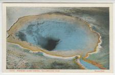 National Park Postcard Morning Glory Spring - Yellowstone Park c1930 vintage E15